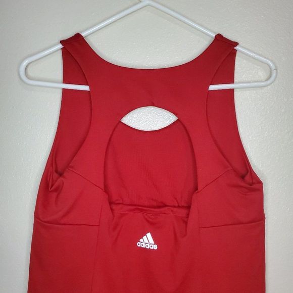 Adidas Athletic Red Tank Top Size L - Picture 4 of 6